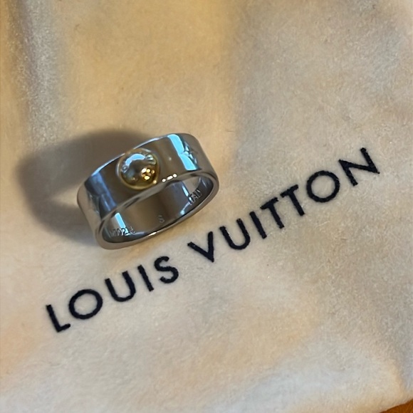 LV Nanogram Palladium Ring - Picture 7 of 10